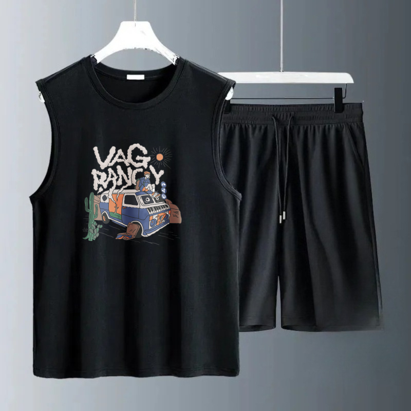 Summer Clothing Sets Men - 남성용 탱크탑 세트 2026 여름 빠른