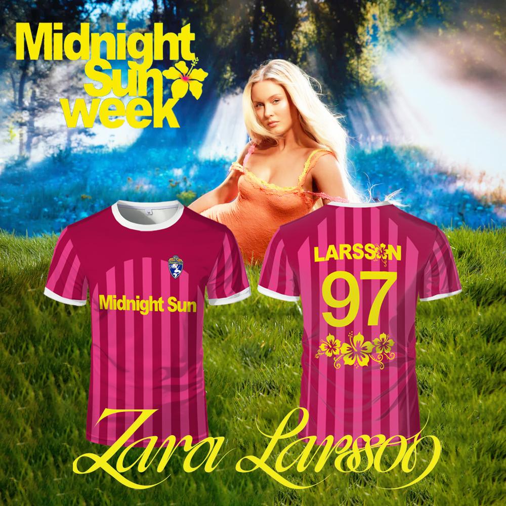 Zara Men'S Summer Clothing - Zara Larsson Midnight Sun 핑크 축구