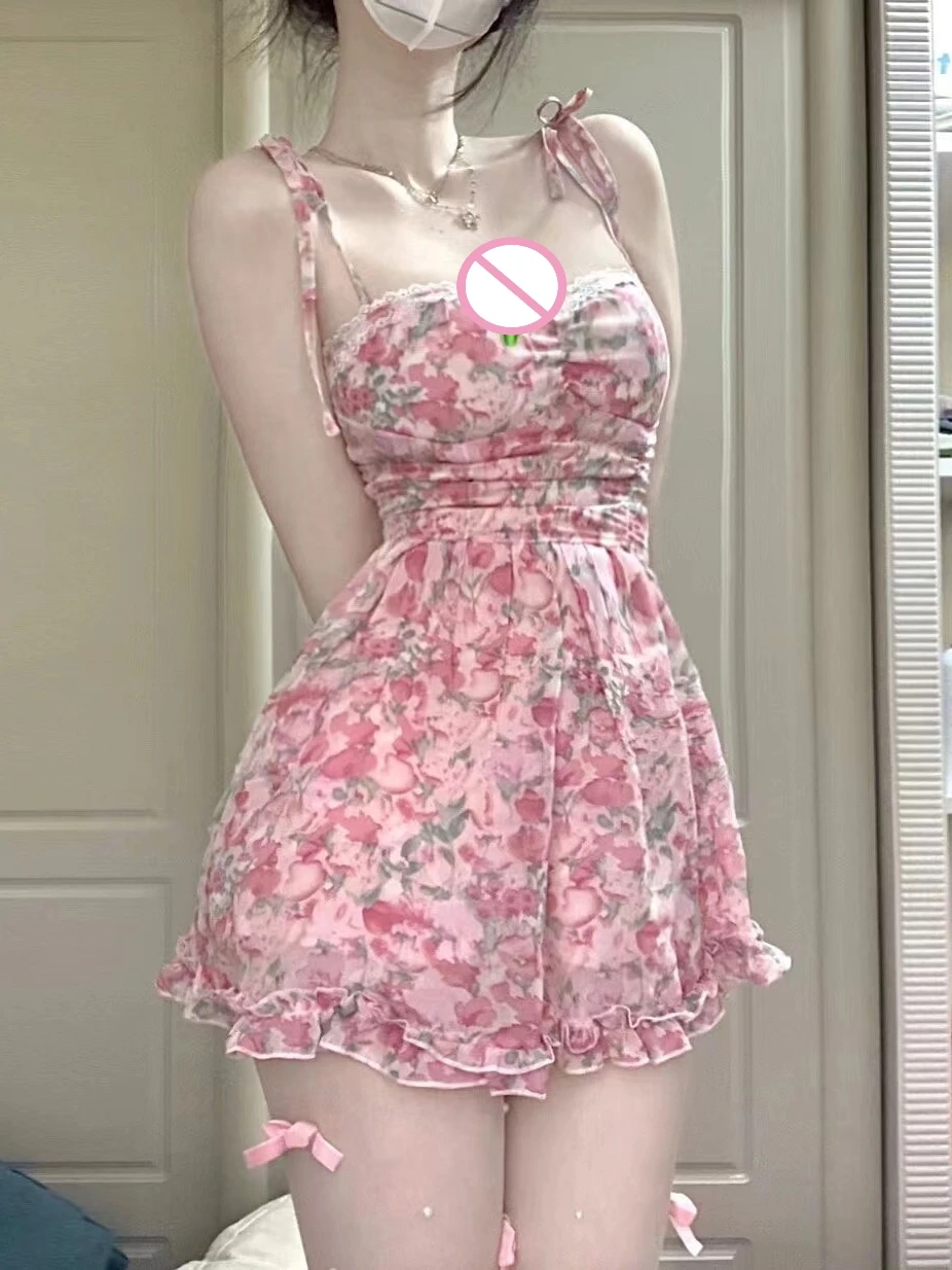 Summer Clothing Zara - 여성용 꽃 드레스 짧은 여름 원피스,
