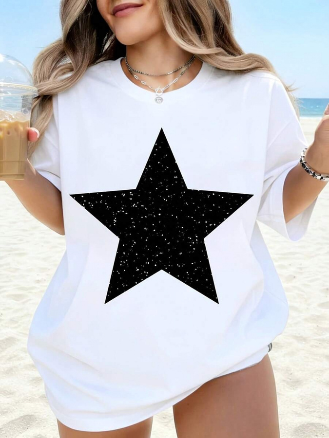 Summer Clothing Trends For Women 2026 - 새로운 패션 의류, 블랙 스타 프린트가