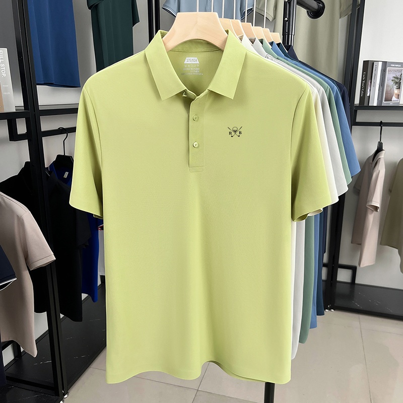 합리적인 가격의 고급 남성 프린트 칼라 폴로 셔츠 여름 - Summer Clothing Affordable 리뷰 및 가격