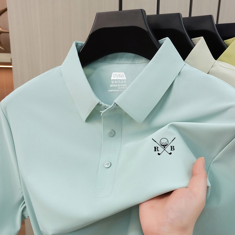 합리적인 가격의 고급 남성 프린트 칼라 폴로 셔츠 여름 - Summer Clothing Affordable 리뷰 및 가격