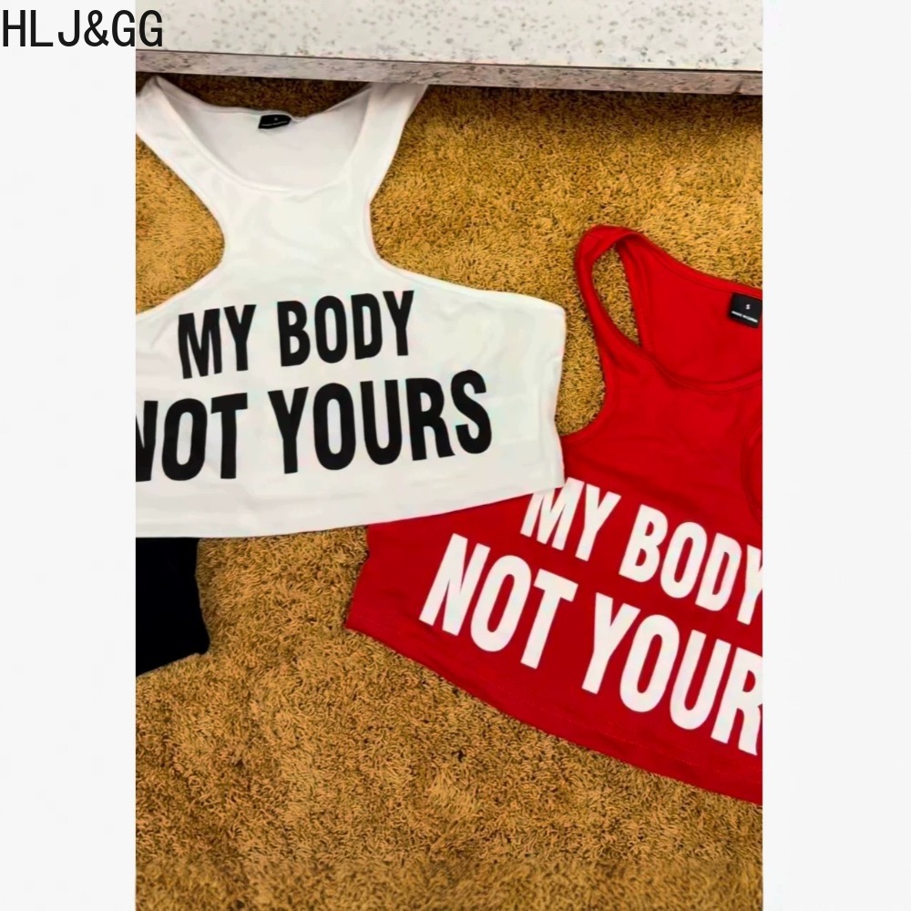 HLJ&GG 여름 새로운 편지 인쇄 슬림 조끼 핫걸 패 - Summer Clothing Trends For Women 2026 리뷰 및 가격