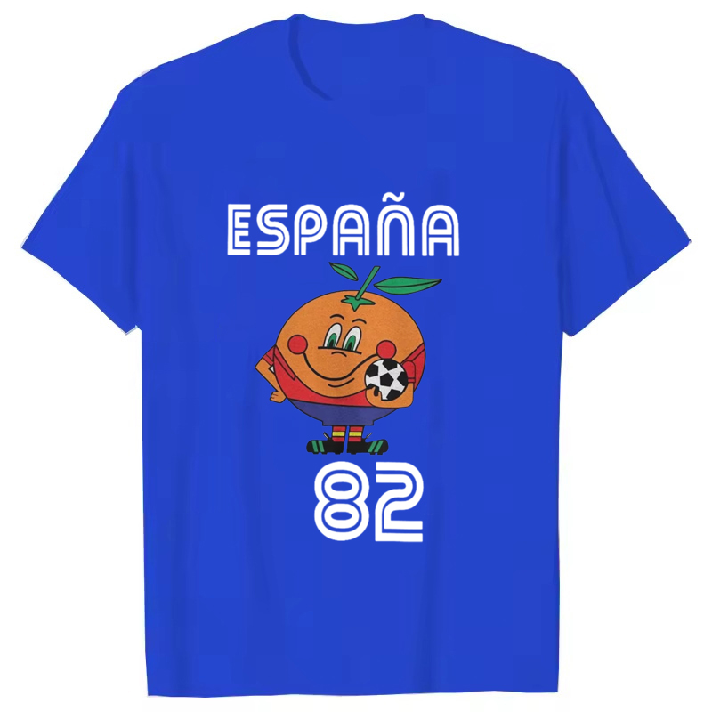 나란히토 티셔츠, 유니섹스 크루넥 티셔츠, 스페인 82 - Summer Clothing In Spanish 리뷰 및 가격