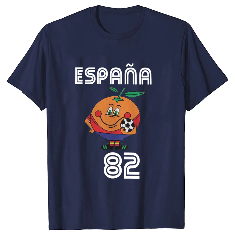 나란히토 티셔츠, 유니섹스 크루넥 티셔츠, 스페인 82 - Summer Clothing In Spanish 리뷰 및 가격