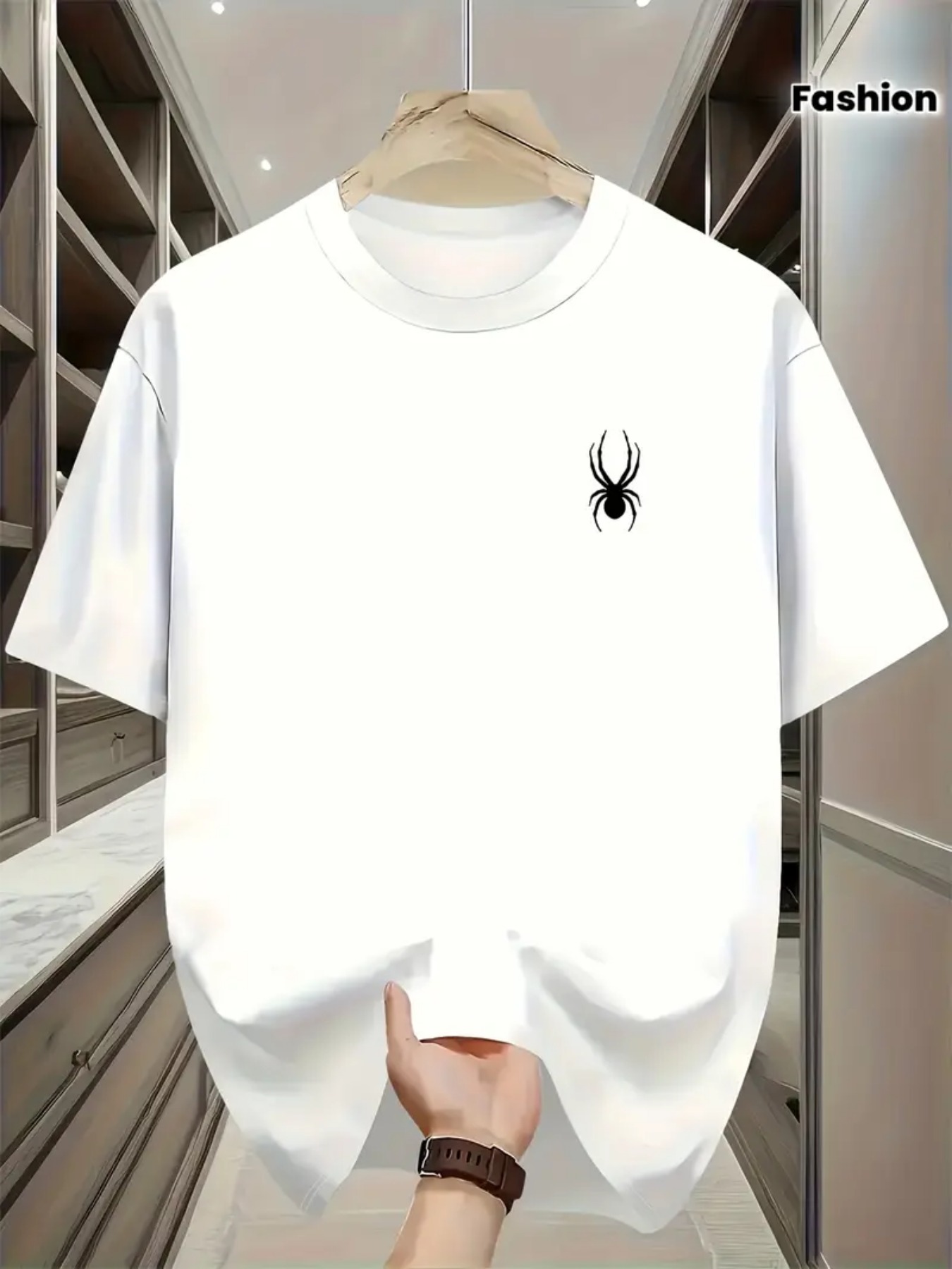 캐주얼한 야외 활동에 적합한 작은 거미 무늬가 있는 반 - Summer Clothing Affordable 리뷰 및 가격