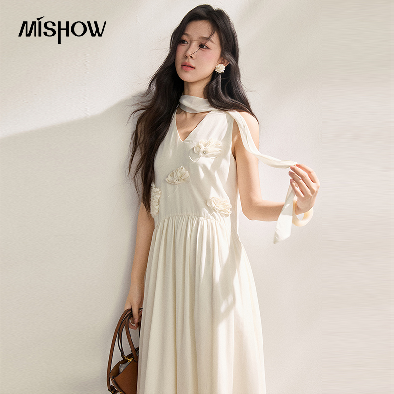 MISHOW 여성용 Lyocell 3D 플라워 미디 드 - Sundress Midi Floral 리뷰 및 가격