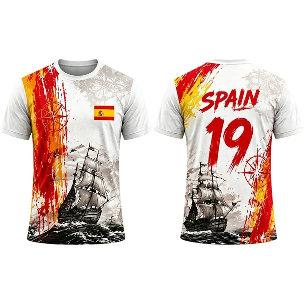 2026 새로운 스타일 스페인 남성 스포츠 셔츠 통기성 - Summer Clothing In Spanish 리뷰 및 가격