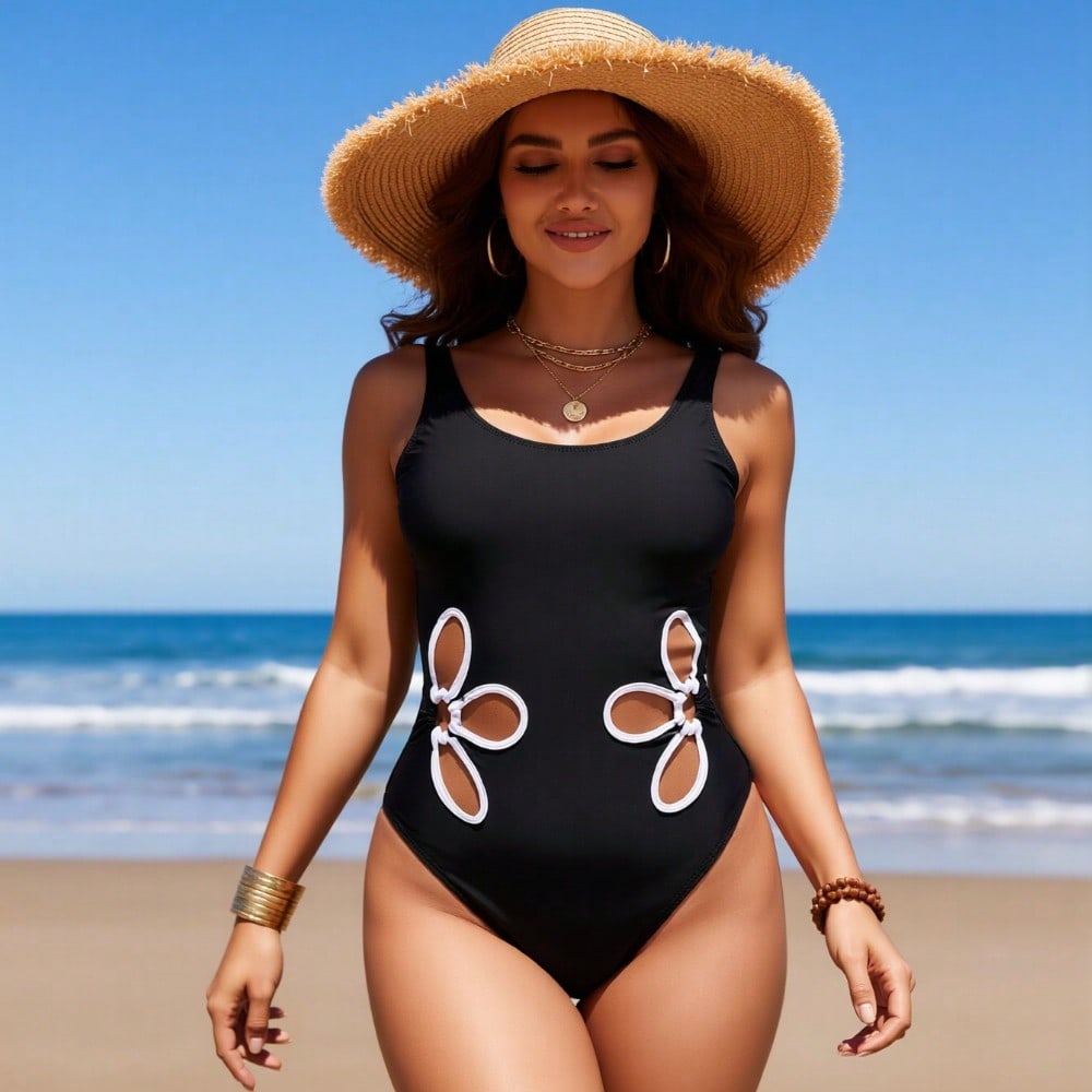 2026 신상 여성 원피스 수영복: 솔리드 블랙, 화이 - Swimsuit One Piece 리뷰 및 가격