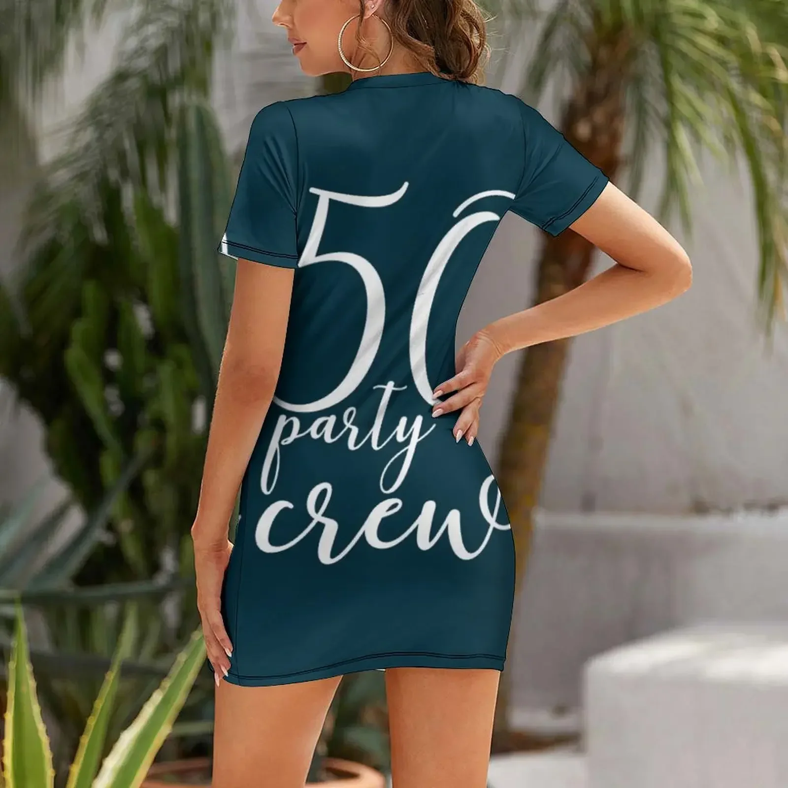 50번째 생일, 파티 크루 티셔츠 반팔 드레스 여성용  - Summer Clothing Trends For Women 2026 리뷰 및 가격